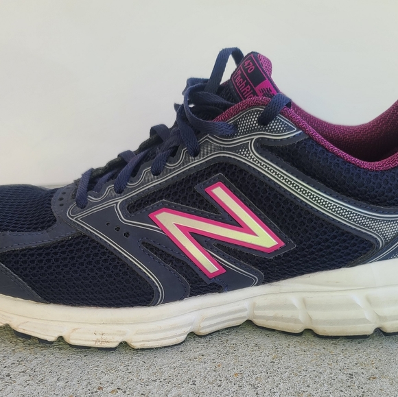 WOMENS IZ 10 NEW BALANCE Blue Purple TECHRIDE 470 WALKING RUNNING SNEAKER SHOES. - Picture 8 of 13